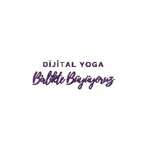 Dijital Yoga Sticker