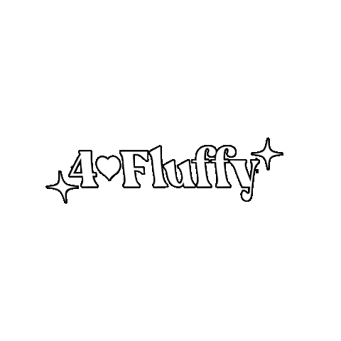 4Fluffylogo Sticker by 4fluffy.shop