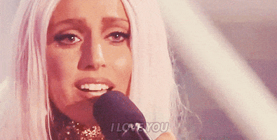 lady gaga love GIF