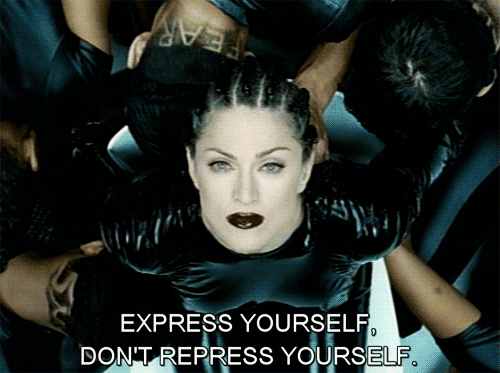 Express Yourself Madonna GIF