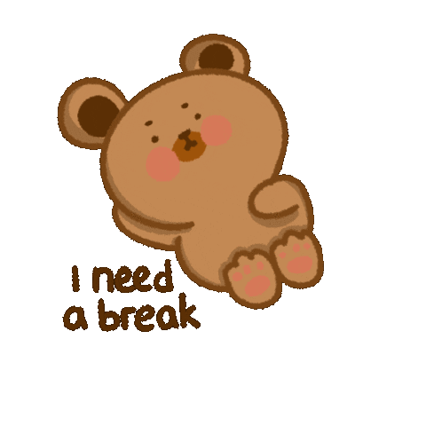 Happy Teddy Bear Sticker by Regina Awang