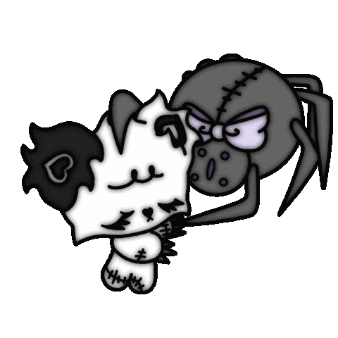 Sad Dark Sticker by Lilac's World