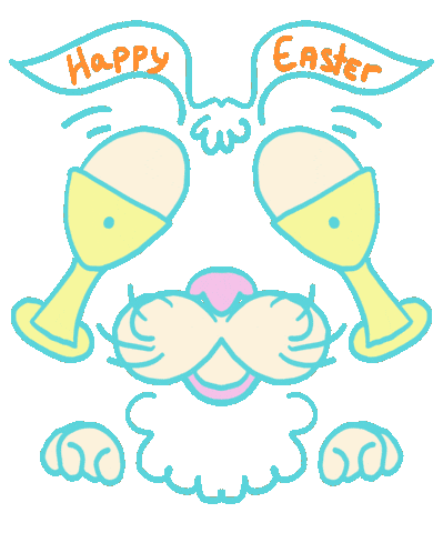Easter Bunny Sticker