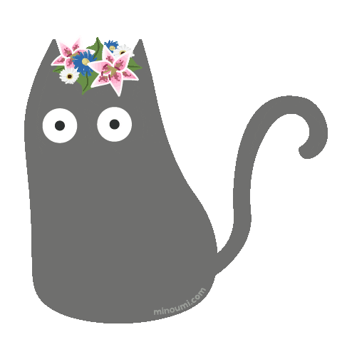 Cat Love Sticker by Minoumi