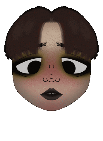 Sad Cry Baby Sticker