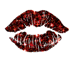Glitter Kiss Sticker by EROTIC SHOP