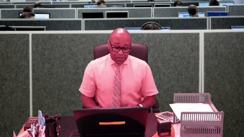 Work Reaction GIF by Robert E Blackmon