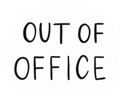 Out Of Office Yes Sticker