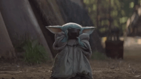 Image result for baby yoda gif