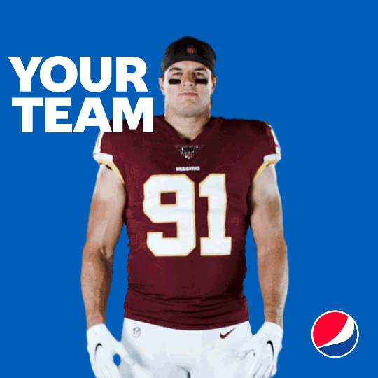 Washington Redskins Nfl GIF by Pepsi Fall Football Find & Share on GIPHY