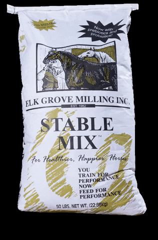Horses Feed Bag GIF by Elk Grove Milling Stable Mix