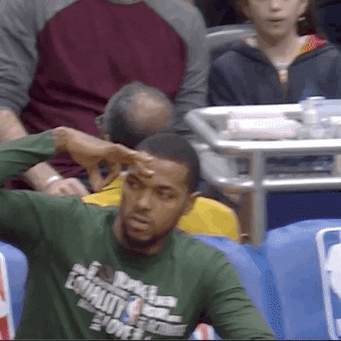 Saluting Lets Go GIF by Milwaukee Bucks
