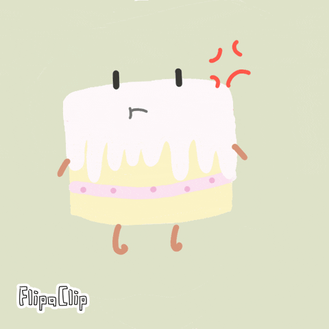 Angry Cake GIF