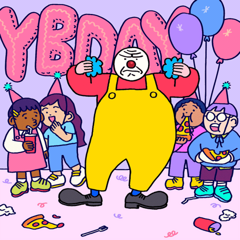 Clown I Give Up GIF by luckycavity