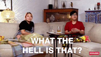 Watching Tv What The Hell Is That GIF by Gogglebox Australia