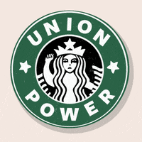 Unionize Coffee Shop GIF by INTO ACTION