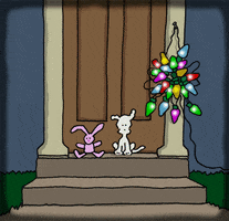 Decoration Christmas Lights GIF by Chippy the Dog