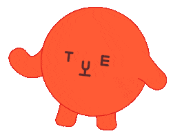 Angry Orange Sticker
