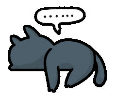 貓 愛心 Sticker