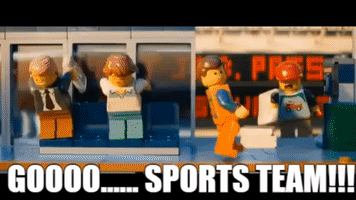 Lego Movie Go Sports Team GIF