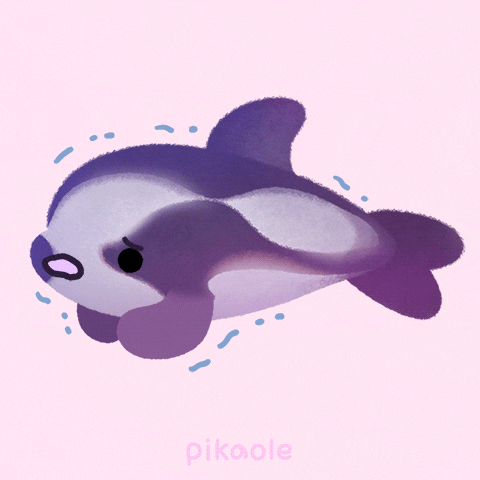 Scared Marine Life GIF by pikaole
