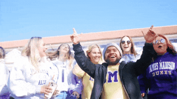 Fans Crowd GIF by James Madison University