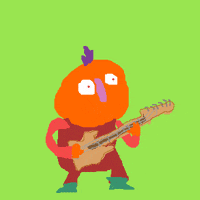 Guitar Orange GIF by TRIPLEBUMMER