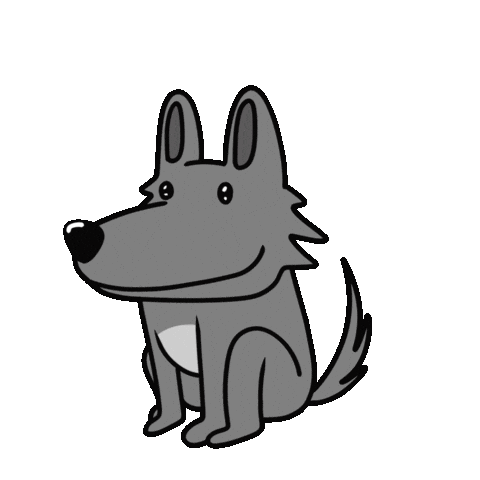 Good Boy Dog Sticker by Nico