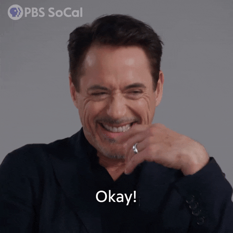 Robert Downey Jr Laughter GIF by PBS SoCal