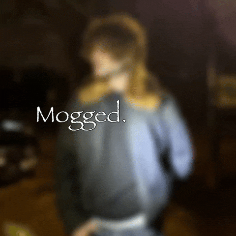 Mogged GIF