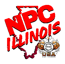 NPC Illinois Bodybuilding Sticker