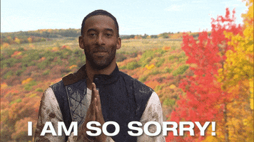 Sorry Abc GIF by The Bachelor