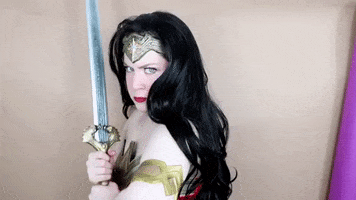 Wonder Woman Yes GIF by Lillee Jean