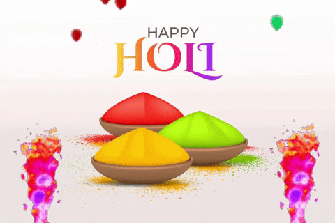 Holi Festival GIF by techshida - Find & Share on GIPHY