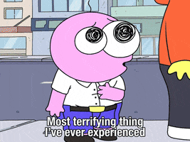 Scared Experience GIF by Adult Swim