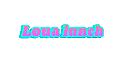 Loua Lunch Sticker by Loua Juicebar
