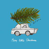 Christmas Tree Illustration GIF by eva pils