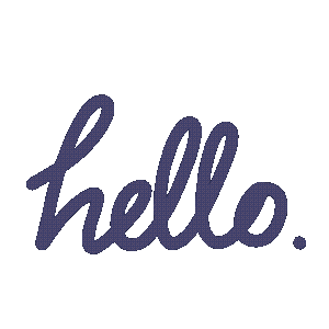 Thanks Hello Sticker