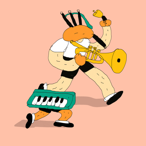 Music Band Animation GIF by CIANG