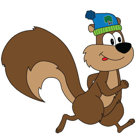 Squirrel 5K Sticker by Dundee Township Park District