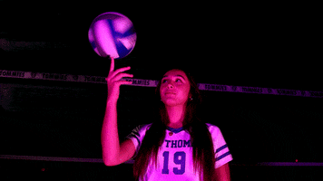 TommieAthletics volleyball spin toss ball toss GIF