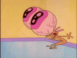 jerking off ren and stimpy GIF