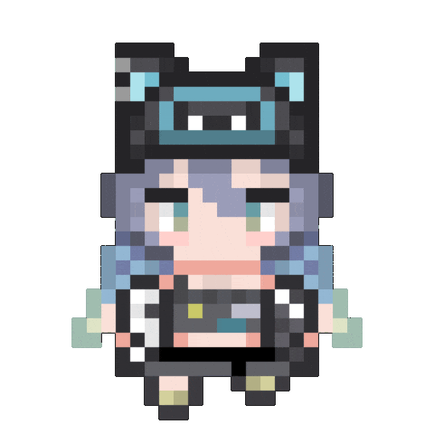 Pixel 8Bit Sticker
