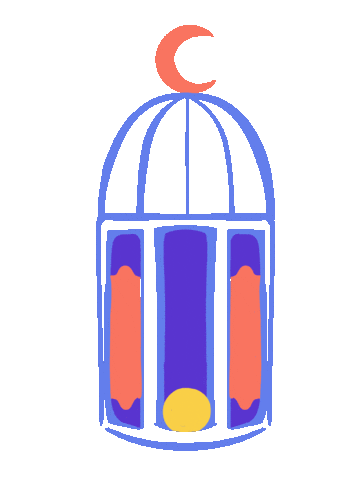 Sun Ramadan Sticker by thisisbernadrawing