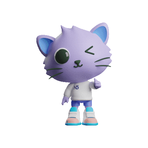 Happy Cat Sticker by n5now