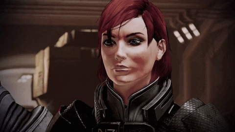 Gif jogo Mass Effect Commander Shepard
