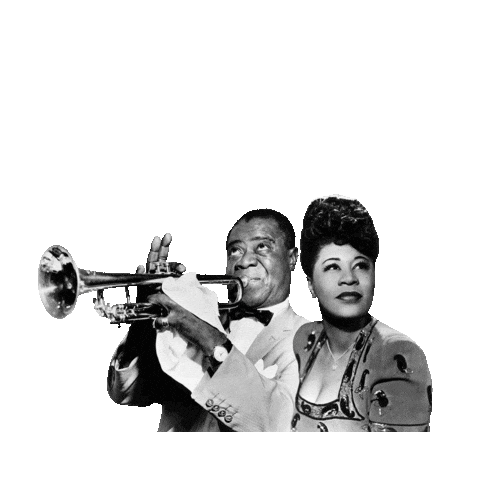 Ella Fitzgerald Black Music Month Sticker by Louis Armstrong