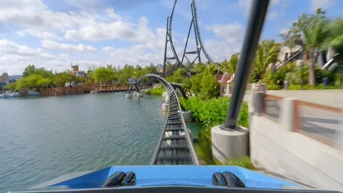 Jurassic Park Rollercoaster GIF by Universal Destinations & Experiences