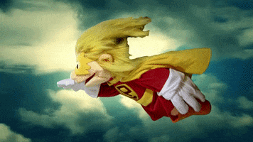 Fly Sky GIF by Living Puppets