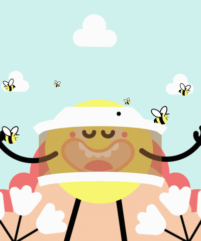 Bee Honey GIF by terrappy
